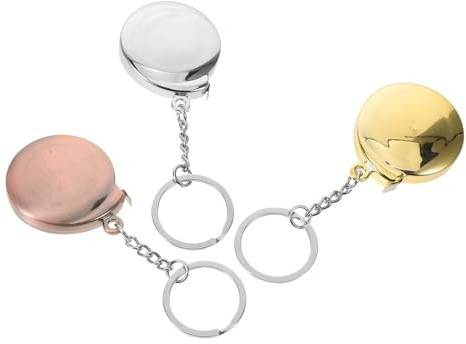 MUELODSIC 3pezzi Mini Nastro di Misurazione in Metallo Ultraleggero Design Retrattile Facile da Usare, Compatto per Progetti Domestici e Uso Quotidiano
