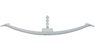 fischer Steckfix SF plus KB 16, Platzsparende Kabelbefestigung durch flache Konstruktion, Leichte Nachbelegung möglich, Sichere Führung durch Klemmung, Einfache Einhandmontage,25 Stück