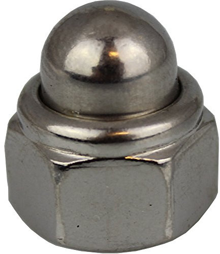 10 Stück Hutmuttern M8 selbstsichernd mit nichtmetallischem Klemmteil DIN 986 Edelstahl A2