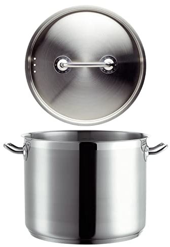 Mäser 926101 Professional I Gemüsetopf mit Deckel, Ø 28cm, Edelstahl 18/10, silber