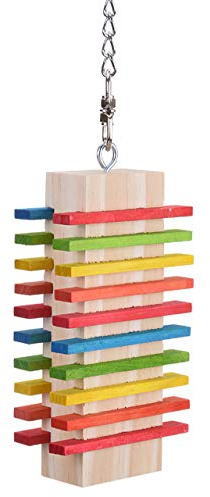 HappyBird | Papageienspielzeug aus Holz Slidy II - der Knabberspaß !