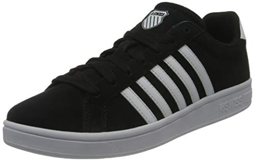 K-Swiss Herren Court TIEBREAK SDE Sneaker, Black/White, 42 EU