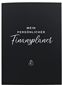 Finanzplaner DIN A4 – Tracke monatliche Einnahmen, Ausgaben & Budget – Geld Planer in Deutsch mit 36 Seiten – Planner zum Sparen und Kontrolle deine monatlichen Fixkosten – Schwarz/Weiß