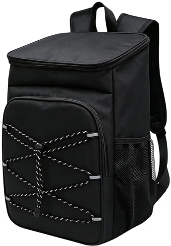 Wesoke Small Camping Cooler Backpack Insulated Lunch Backpack, Leakproof Travel Cooler Bag for Men and Women, Large Capacity Waterproof Hiking Picnic Beach Work Trip Thermal Bag