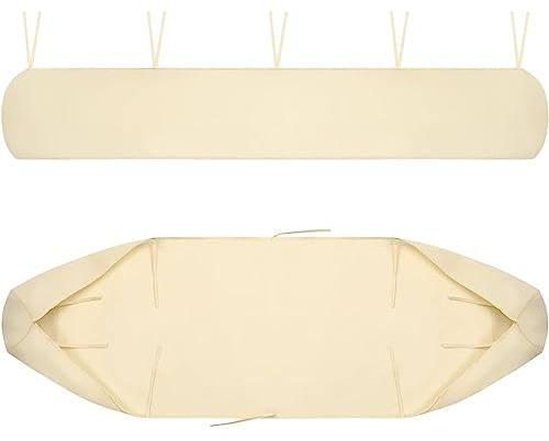 Funda Protectora Toldos, 420D Oxford Tarpaulin Awning Bolsa de Almacenamiento Solar Impermeable contra la Nieve de Polvo, para Patio Cubierta Retráctil, Jardín Al Aire Libre y muebles (3.5M Beige)