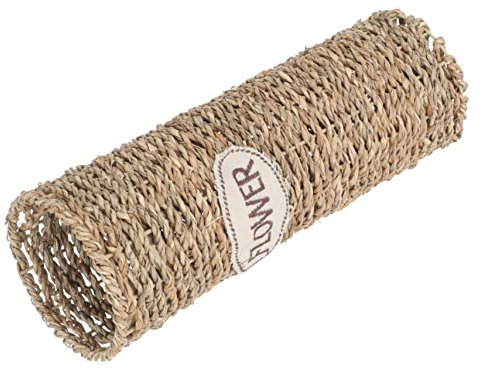 Cabilock Vase Rotin Tissé Main Créatif pour Fleurs Décoration De Chambre Et Bureau Support Floral Pratique