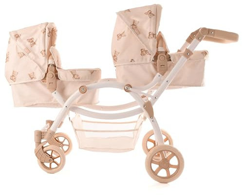 Roma Teddy Twin Dolls - Passeggino per bambole