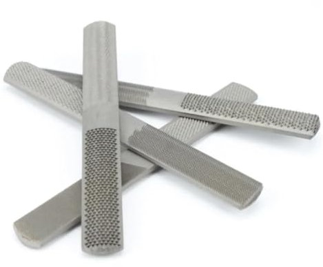 BADIKA Herramienta de Archivo de Metal 1 Juego de limas pequeñas for carpintería, Lijado, Modelado, Lima de Acero, Aguja, Metal, Madera Dura, Corcho, Pulido, Tallado, Herramientas for Mano(4 in 1)