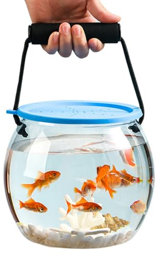 Récipient de transport de poisson, récipient de poisson, Seaux d'appâts transparents pour la pêche, Boîte de rangement à l'épreuve des fuites Aquariums pour le tournoi de voyage en kayak capture pesan
