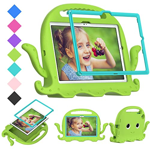 Tablettskydd Barnfodral Compatible with Samsung Galaxy TAB A8 10,5 X200 / X205(2021) med handtag Bumper | Skyddande barnsäkert stativ Tablettskydd Eva Stötsäkert Lätt droppsäkert Hemma för surfplatta