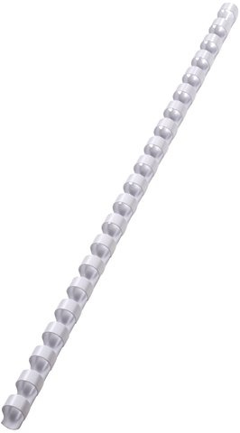 GBC® CombBind® Binding Combs Plastic 21 Rings US Division A4 Diameter 8 mm for 45 Sheets White Pack of 100