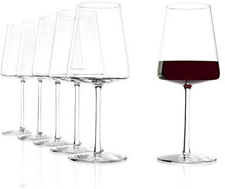 Stölzle Lausitz Rotweingläser Power 517ml 6er Set, mit Eichmarke 0,2l,ideal für Gastronomie, Catering und Hotels