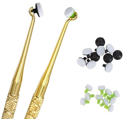 Outils de remplissage dentaire, coussinets en mousse dentaire, remplissage en résine composite placée, poignée de spatule (poignée + grande mousse)
