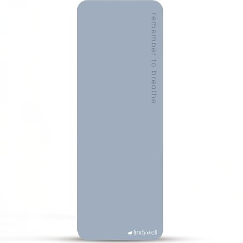 Lindywell Pilates-Matte: Unsere rutschfeste Yogamatte ist 10 mm dick, 1,8 m lang und 66 cm breit und bietet Ihnen Unterstützung, Stabilität und viel Platz zum Bewegen Ihres Trainings und Dehnens –