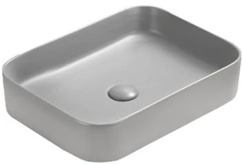 Mexen Lavabo de baño con un solo cuenco Vena - Gris claro mate - 22195061