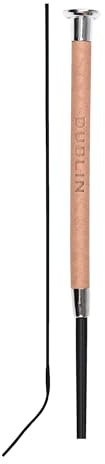 Dublin Fancy Stitch Cravache de dressage en cuir Marron 109 cm
