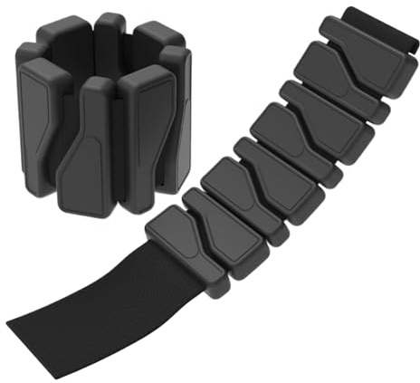 Ankelvikter, handledsvikter – 2 x handvikter för kvinnor, justerbar handledsrem i silikon pilates utrustning armbandsstöd för promenader, balett, fitness