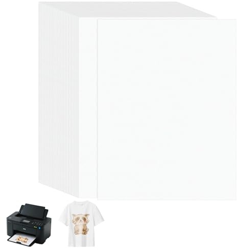 Professional Transferpapier,A4X100 Blatt,Hochwertige Qualität BüGelfolie zum Bedrucken,Geeignet für Helle Textilien,BüGelfolie zum Bügeln von Textilien,True Inkjet/Laser T-Shirt Transferfolie Textil