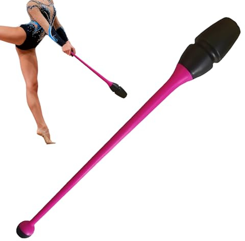 Rhythmic Gymnastics Clubs Professional Non-slip Training Tools | Gymnastics Apparatus Practice Equipment for Beginners Students Gymnasts Trainers Dancer Junior Girls Coaches Competition