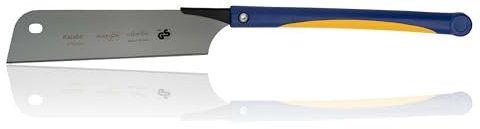 Augusta-Heckenrose Sega giapponese Kataba - sega tradizionale con dorso in acciaio accorciato e impugnatura in plastica - taglio diamantato su tre lati - dentatura speciale per tagli fini nel legno