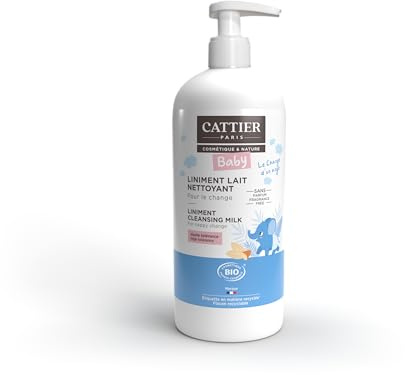 Cattier bébé liniment lait nettoyant bio pour le change 500ml