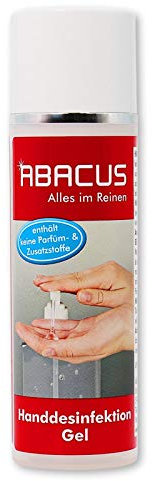 ABACUS® Handdesinfektion Gel, Desinfektionsgel, Handdesinfektion, Desinfektion, Desinfektiongel, Gel in Spenderflasche, Schnelldesinfektion – Handdesinfektion Gel 50 ml (sku-4015)