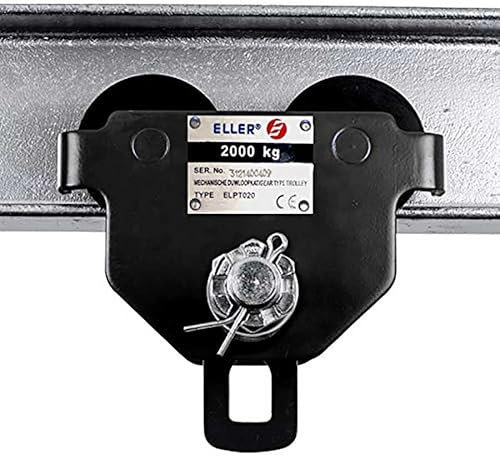 ELLER PTS Ringspindel Rollfahrwerk Laufkatze 3t / 3000kg - 74-220mm