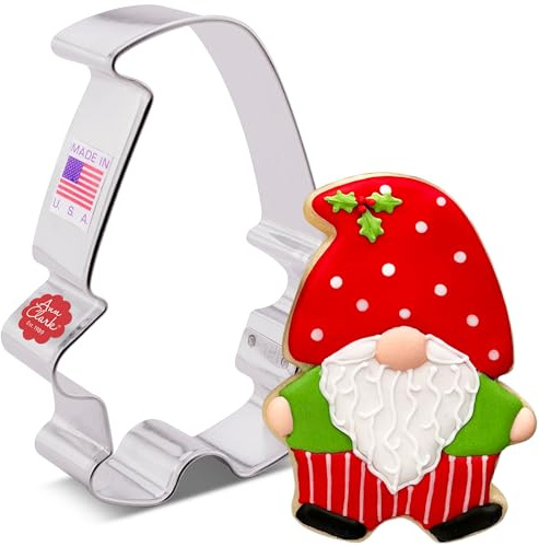 Keksausstecher Gnom, Wichtel, Zwerg - 10,2 cm - Ausstechformen von Ann Clark USA | Entzückende Form, perfekte Größe, Amerikas größter Keksausstecher, lebensmittelechter amerikanischer Stahl