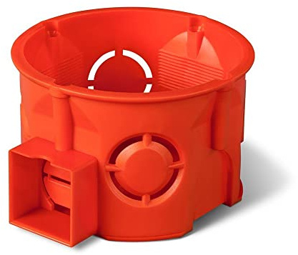 Unterputzdose 60mm rot PK-60 0284-00 /90Stk/ Elektro-plast Haube 5901752632110