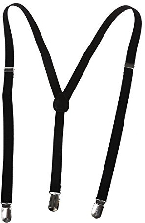 Melitt Adult Bretelle In Metallo Regolabili Bretelle Elastiche Bretelle Nere