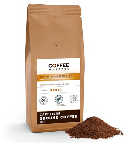 Coffee Masters Cafetiere Ground Coffee - Exclusive Master Blend 200g