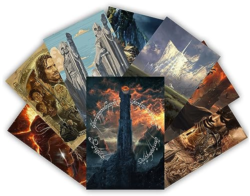 GTOTd Fantasy Adventure Movie Poster 8 Stück 42 x 29cm (16.5 x 11.4) Film Merch Party Ungerahmte Version HD Leinwanddruck Poster für Wohnzimmer Schlafzimmer Club Wand Kunst Dekor