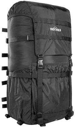 Tatonka Packsack 2 Lastenkraxe 80 Liter - Zum Umfunktionieren Lastenkraxe in einen Rucksack mit Tragegestell (black)