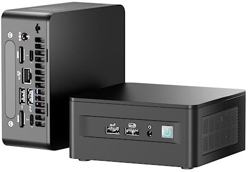 Intel/Asus NUC 12 Pro Mini PC Core i5-1240P|12 Kerne 16 Threads Mini Desktop Computer Iris Xe Grafik|16GB RAM 512GB SSD|Windows 11 Pro Desktop Mini Computer|Bluetooth 5.3|WiFi 6E |Thunderbolt4