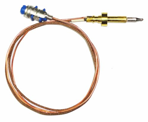 Franza per Whirlpool Ignis Bauknecht Terim - Termocoppia di sicurezza Tripla corona lunga 500 mm. - 481213838053 - C00311409 per cucina piano cottura - H4794/1OR - Prodotto originale
