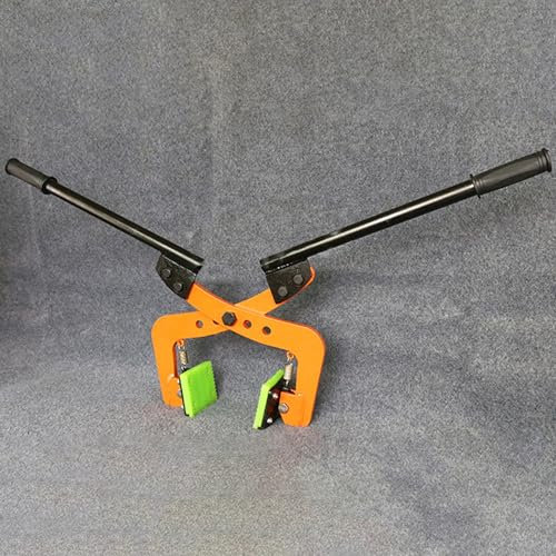 Bordsteinzange Hochleistungshebeklammern des Stahlpflastersteinhebers, Verstellbare Plattentrage-Hebezange für Straßenbetoniermaschinen, Plattenkranklemmen Bordsteinheber ( Size : L-Opening 8-30cm (3