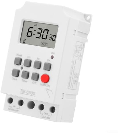 TM630S-2 Minuteur numérique programmable pour micro-ordinateur AC 220 V de remplacement pour chauffe-eau, climatiseur