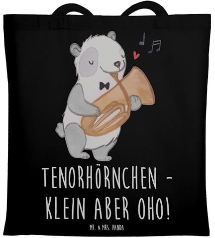 Mr. & Mrs. Panda Tasche Tenorhörnchen Magie - Geschenk, Spielen lernen, Strandtasche, Shopping, Tenorhorn, Instrument, Blasmusik, Musik, Jutebeutel, Laptoptasche, Musiker, Blasorchester, Brassband