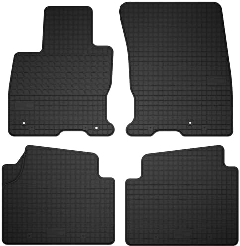 Wielganizator Automatten-Set – Passend für Ford Kuga III (2019-) – Gummimatten – Autozubehör – Auto Fußmatten – 4-teilig – Schwarz