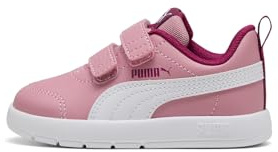 PUMA Unisex Baby Courtflex V3 V Inf sneakers, Poised Pink Puma White Berry, 22 EU
