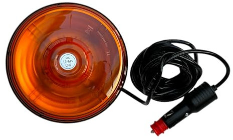 MelTruck® LED Warnleuchte 48 LEDs Magnet Rundumleuchte ECE R65 R10 Rundumkennleuchte 12V/24V E9