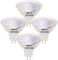 VINBE MR16 Halogen Glühbirnen, 35W 12V MR16 GU5.3 Halogen Spot Glühbirnen Lampe, Warmweiß, 4 Stück