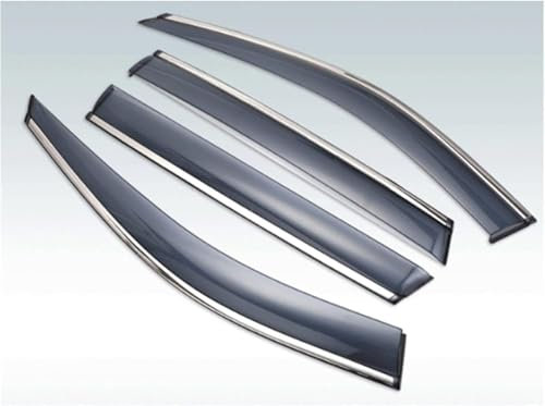DXQxue Windabweiser für VW Golf 7 MK7 2014-2019, Autofenster Regenschutz, Regenabweiser, Anklebbare Deflektoren Aerodynamisch