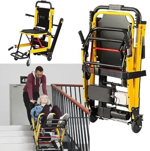 BDMFJY Sillas de ruedas eléctricas para subir escaleras, elevadores de escaleras eléctricos, elevadores de escaleras para discapacitados y ancianos, elevador de escalera portátil, sillas de ruedas