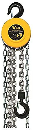 Vigor Vpc/1T Handbetriebener Kettenzug, 2,5 m; 1000 kg
