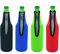 4 Stück Koozies Thermohülle Isoliertasche Hülle Tasche für Flasche 520 ml (17,6 oz) aus Neopren mit Reißverschluss hält Ihre Getränke länger kalt 4 Colors
