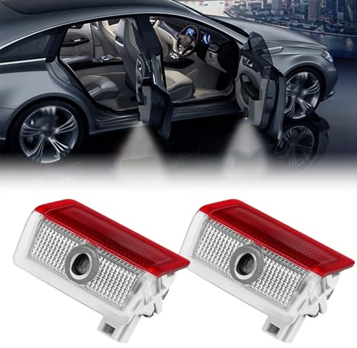 liuer 2PCS Logo per porta auto Kit luci LED sportello Logo 3D proiettore auto Portello di Automobile