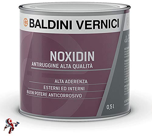 Antiruggine minio di piombo Baldini Vernici 500 ml Antiruggine per ferro | di alta qualità, per esterno ed interno
