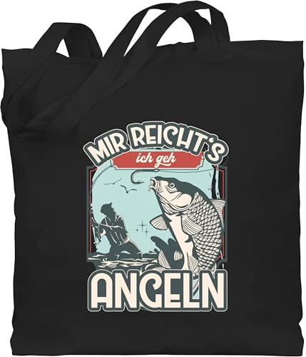 Shirtracer - Baumwolltasche - Angler Geschenke & Zubehör - Mir reicht's ich geh angeln
