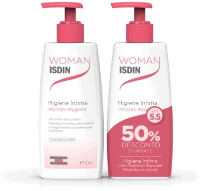 Isdin Woman Gel de Higiene Íntima de uso Diario 2x200mL